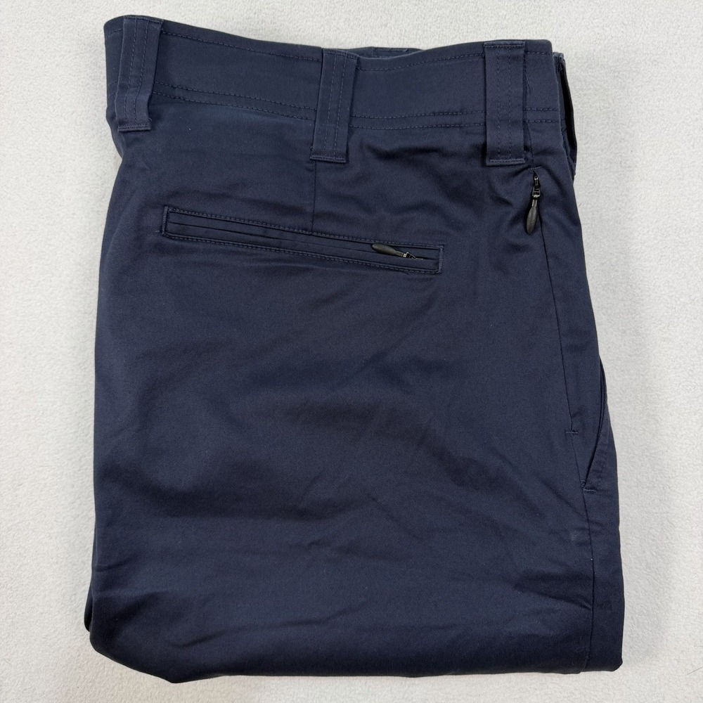 Oak Hill Straight Fit Tech Pants Mens Size 42x28 Navy Blue Big & Tall Dress Pant